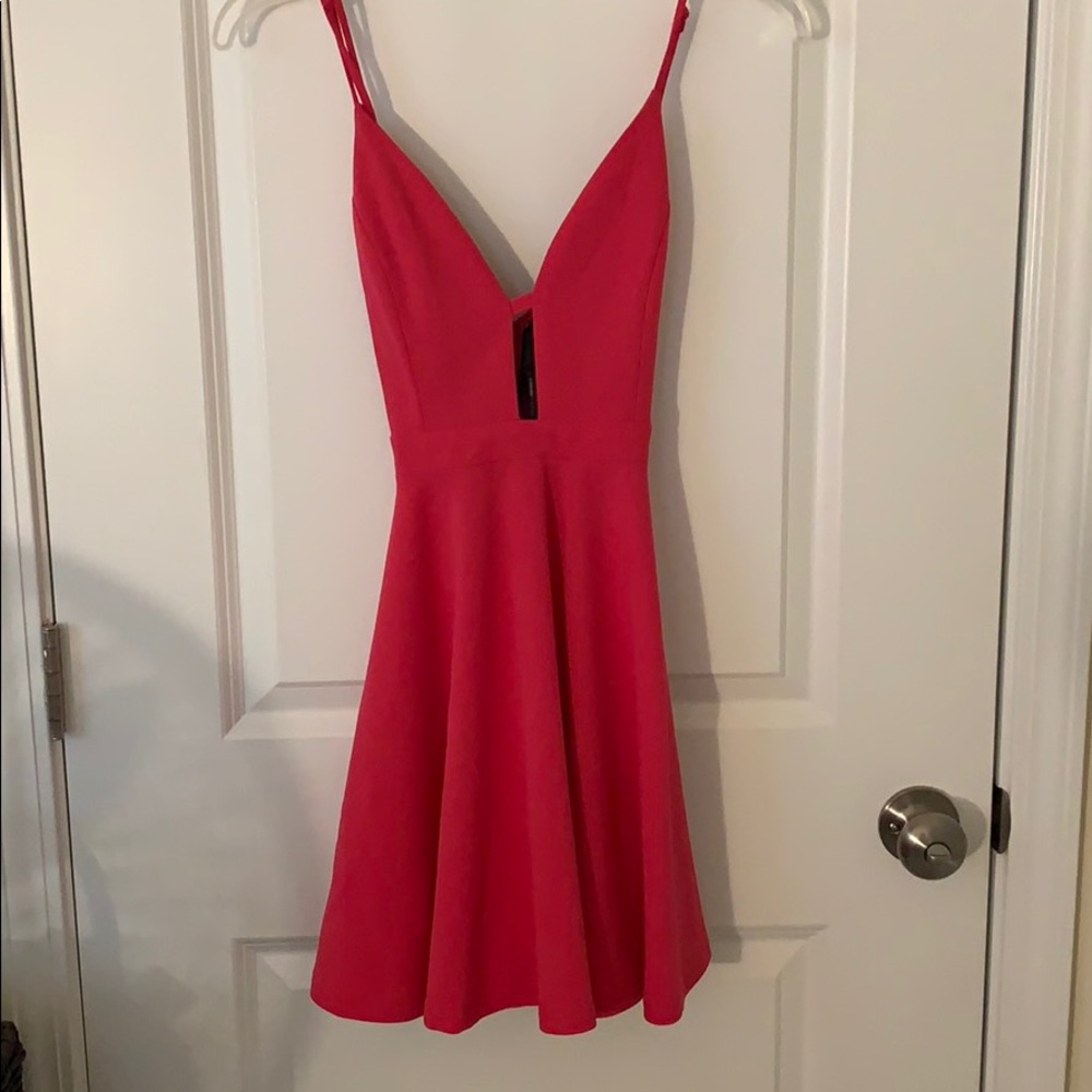 Pink racer back dress